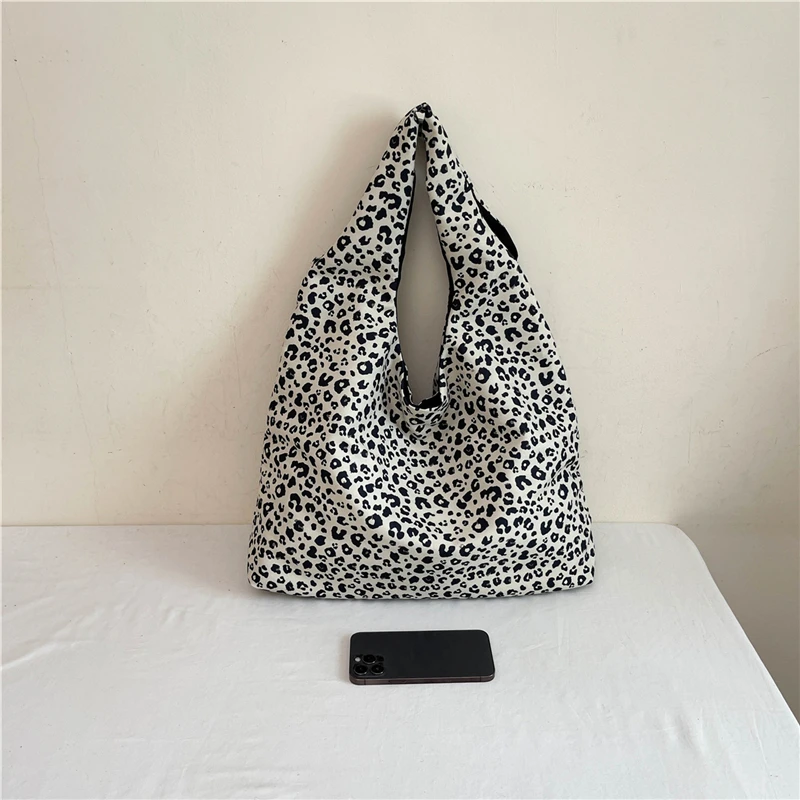 Новая модная Универсальная женская сумка-тоут через плечо с леопардовым принтом