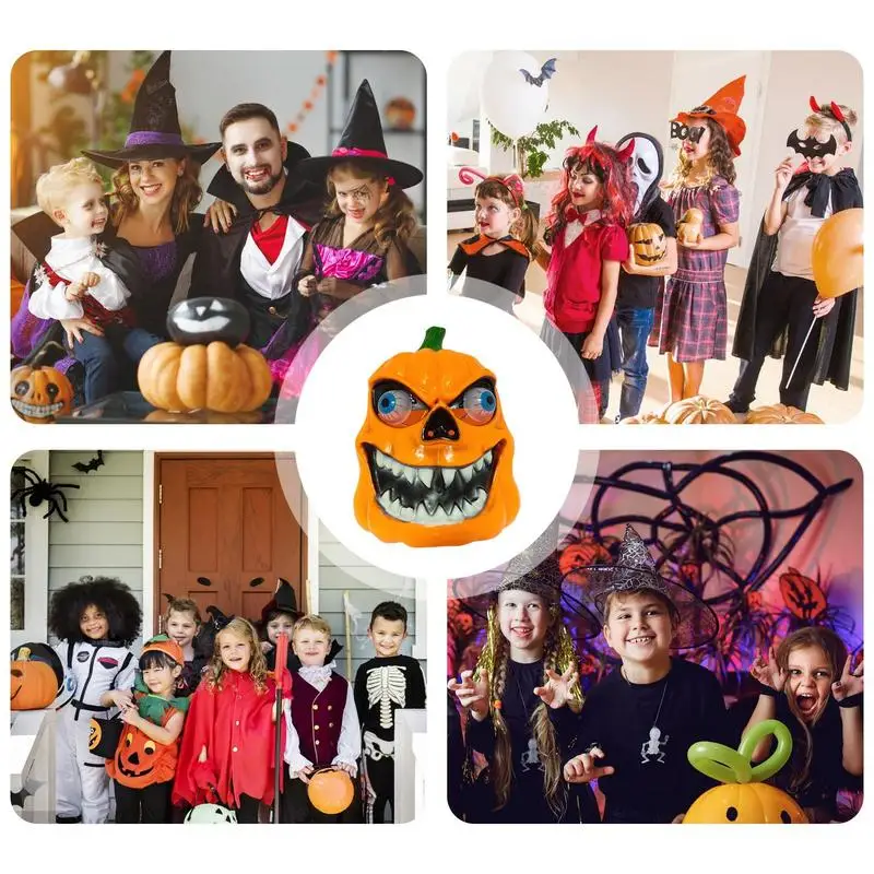 

Крышка для Головы Хэллоуина, жуткая тыква, для фокусов, вечеринок, костюмов, принадлежности в форме тыквы, товары для ролевых игр