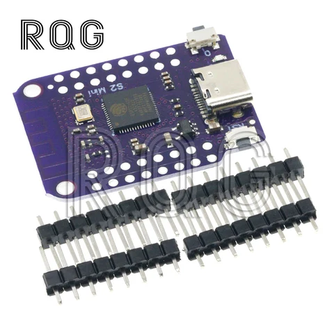 Мини-плата ESP32 S2 WIFI на базе ESP32-S2FN4R2 ESP32-S2 4 МБ FLASH 2 МБ PSRAM MicroPython для Arduino, совместимая с D1 mini обновление