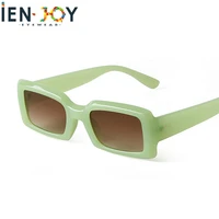 ienjoy ins eyeglasses popular fashion rectangle sunglasses women retro jelly color purple sun glasses uv400 square shades