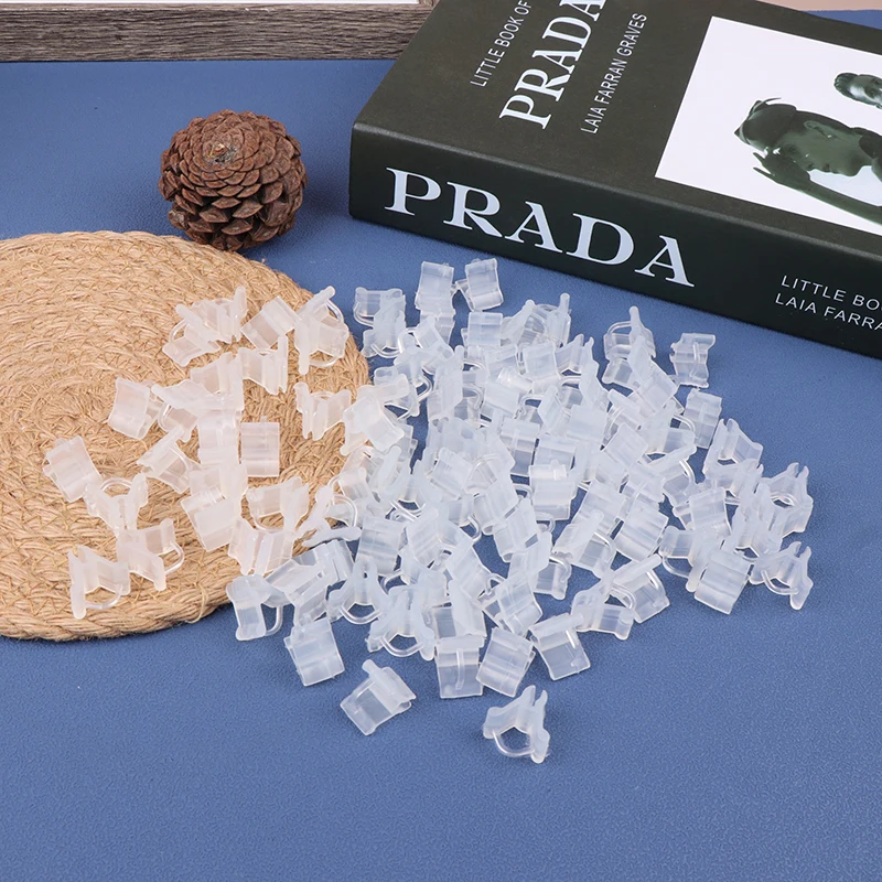 Зажимы для растений пластиковые сада 100 шт.