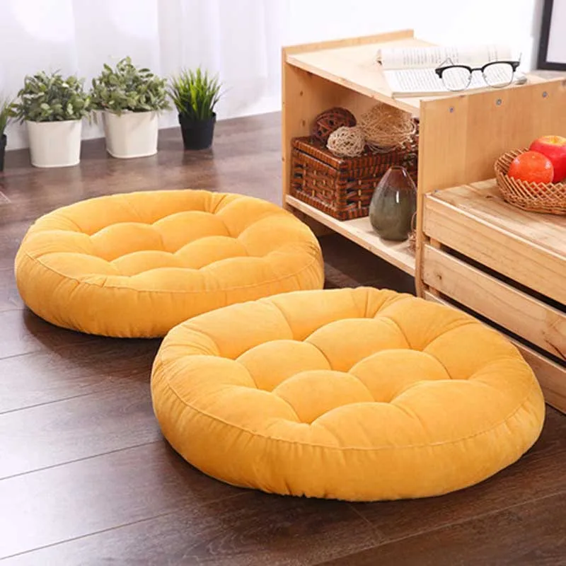1 шт. утолщенная круглая подушка на сиденье Futon Hassock для балкона напольный татами