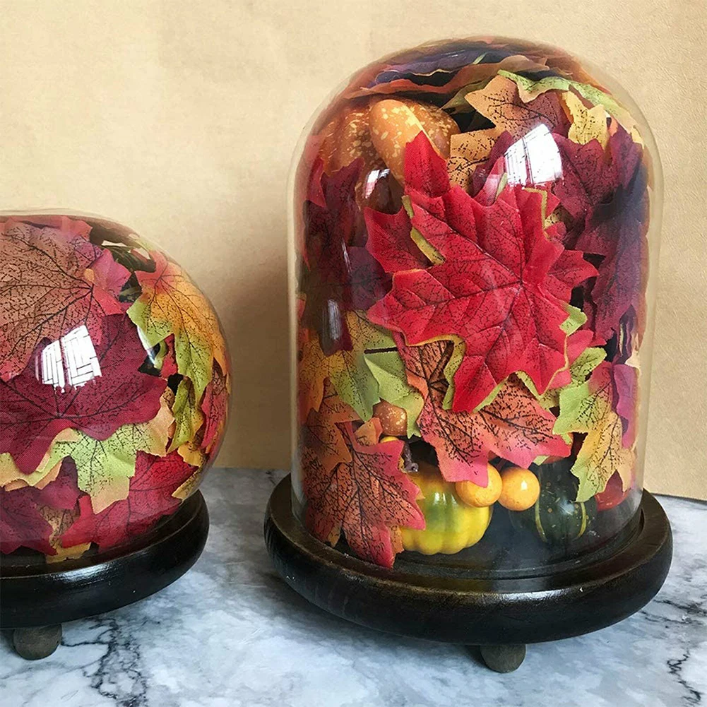 

Brand New Flower Ornaments Simulated Maple Leaf Artifical Leaf Brand New High Quality Random Color Silk Cloth 8*7cm Universal