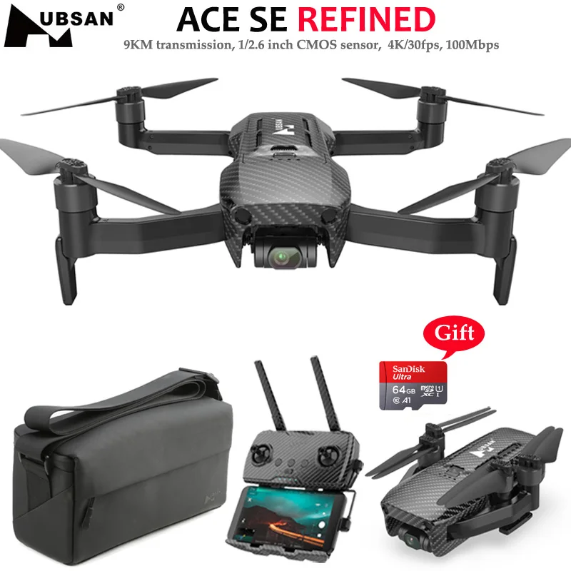 

Hubsan ACE SE Refined GPS Drone with 4K Camera 3-Axis Gimbal 37min Flight 9KM FPV Obstacle Avoidance Professional RC Quadcopter