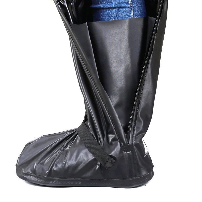 Universal Long Tube Waterproof Shoe Cover Waterproof Relectors Rain Boots White Black Reusable Men Women Outdoor Wear Rain Boots