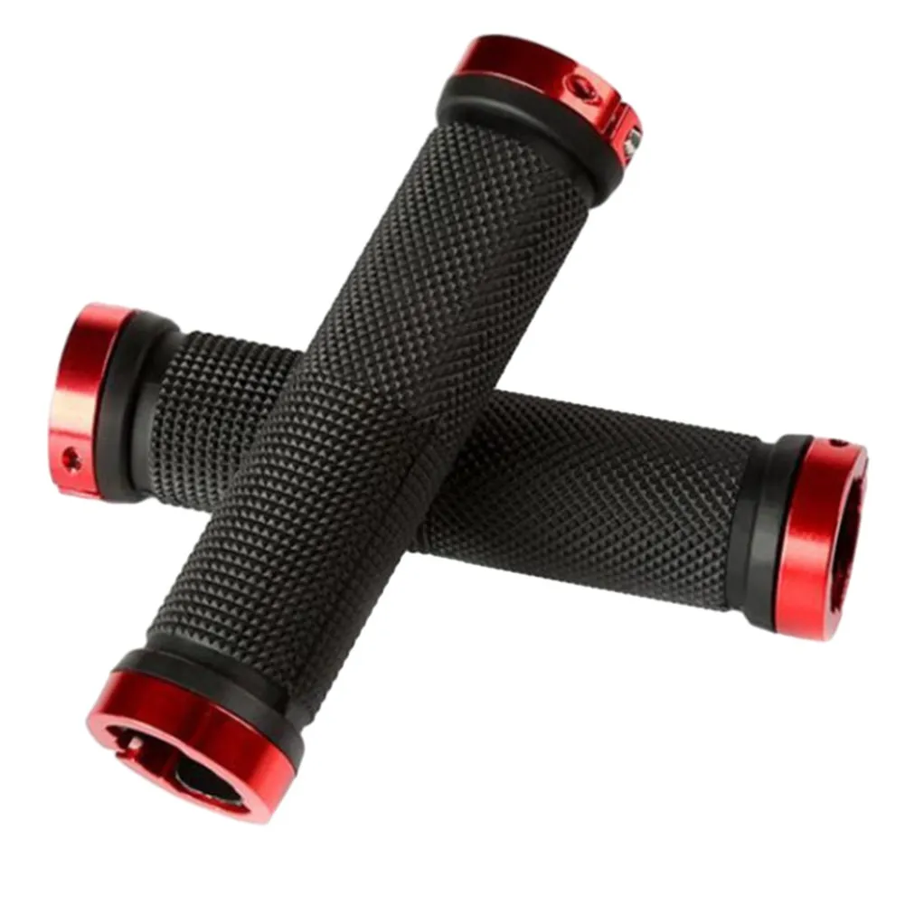 

Lockout Grips Bicycle Grip 1 Pair 13*3.3*6.6cm Aluminum Bike Accessories Non-slip Handle Set Plastic Brand New