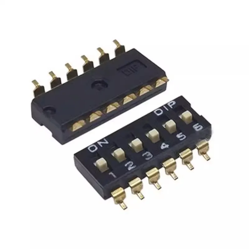 10 шт./лот 2 54 мм Шаг Китай Dongwei оригинальный переключатель циферблата 1/2/3/4/5/7/6/8/9/10/12P