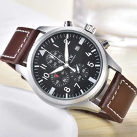 new luxury brand watch for mens business simple automatic date waterproof watches multifunction sports chronograph aaa clocks
