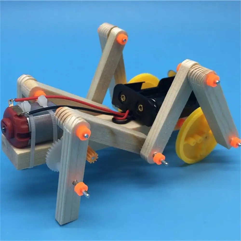 

Creative Crawling Robot Spider Model Building Kit DIY Science Experiment Physics Toys for Children Boy