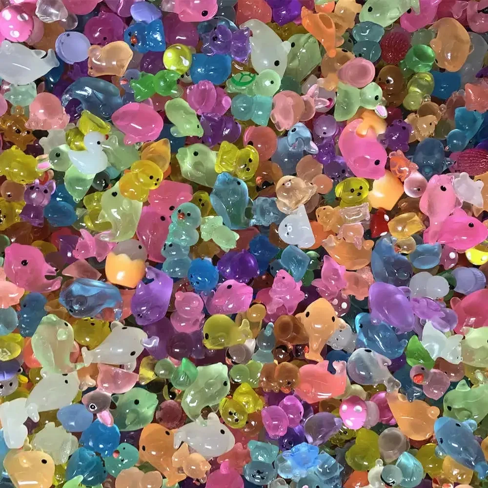 Светящиеся фигурки животных из смолы