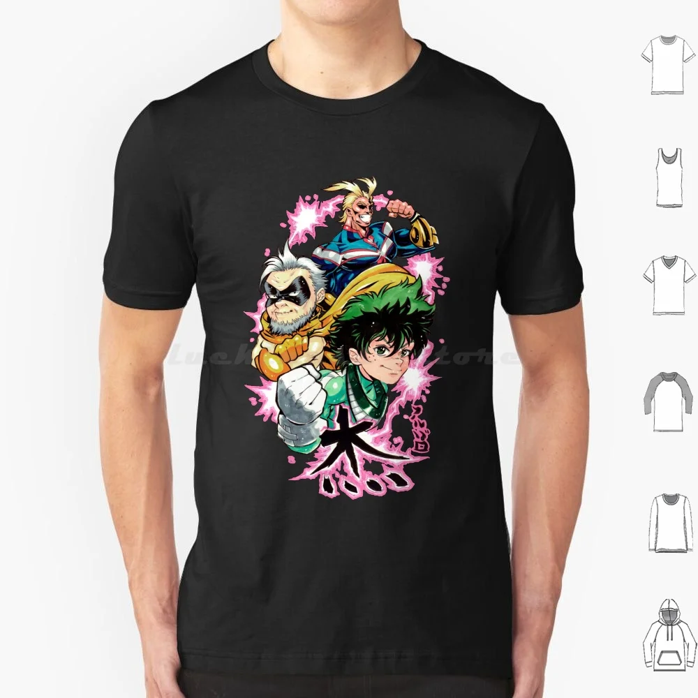 Midoriya-Torino-All-Might T Shirt Men Women Kids 6xl Bokunohero Boku No Hero Bkha Midoriya Deku Great Torino All Might Anime