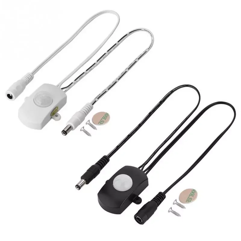 

NEW Sensor Light Switch 12V PIR Sensor 24V 5V Movement Detector Timer Infrared Automatic Switch ON OFF Switch Light Outdoor