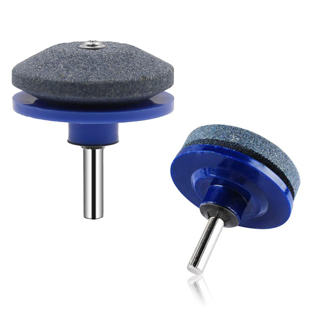 

2pcs Edgers Lawn Mower Blade Sharpener Sickles Grinding Wheel Power Drill Heavy Duty Precise Spades Garden Tool Multipurpose