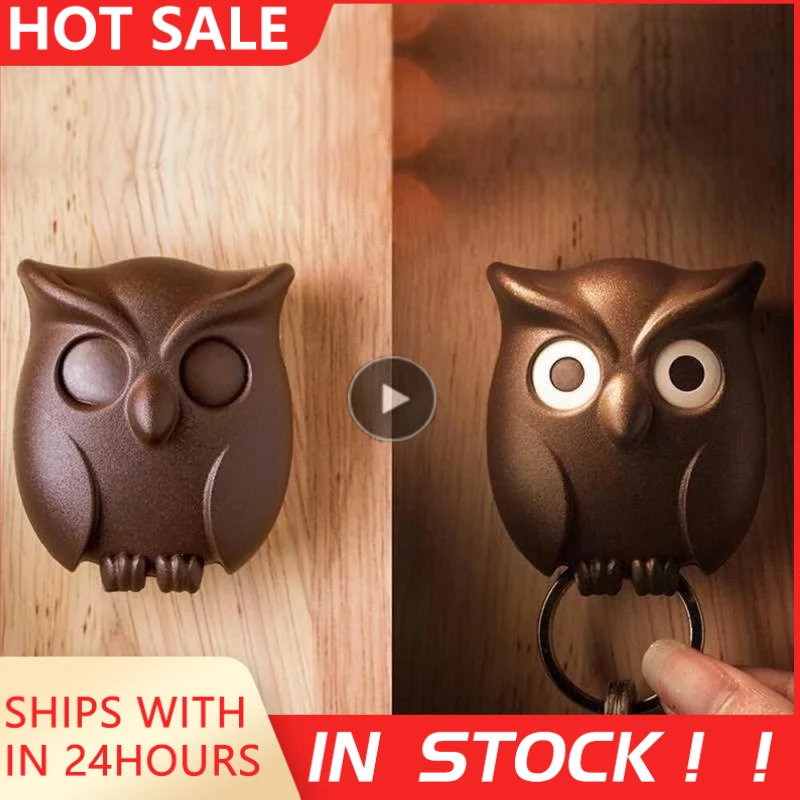 

1 шт., настенный магнитный крючок для ключей в форме животного