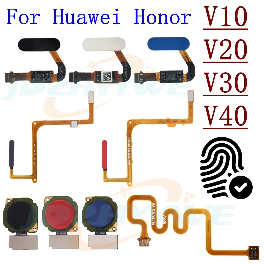 Сканер отпечатков пальцев для Huawei Honor View 10 20 30 40 V10 V20 V30 V40 Touch ID подключение Главная