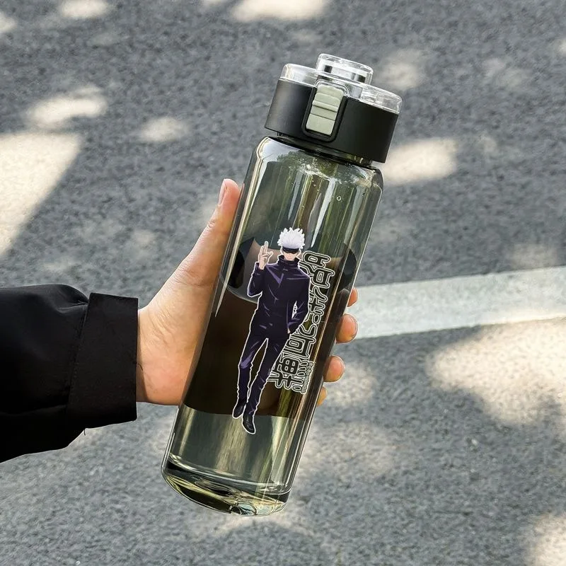 Бутылка для воды с мультипликационным принтом большая емкость