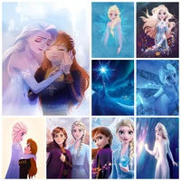 5d diamonds painting cartoon princess frozen cross stitch diy ab drill embroidery abstract mosaic picture home decoration jh118