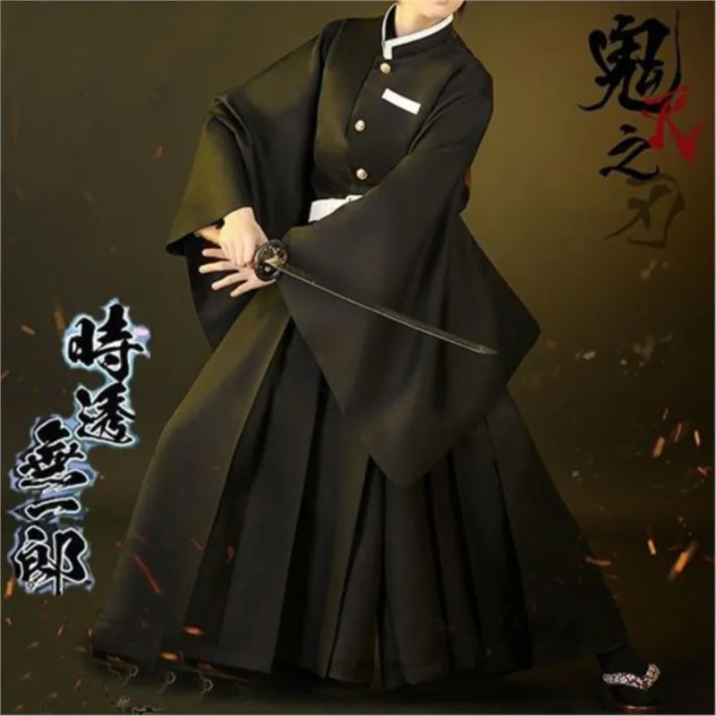 

Demon Slayer Muichirou Tokitou Muichirou Cosplay Kimetsu No Yaiba Cosplay Costume Anime Uniform Wig Halloween Costume Adult Kids