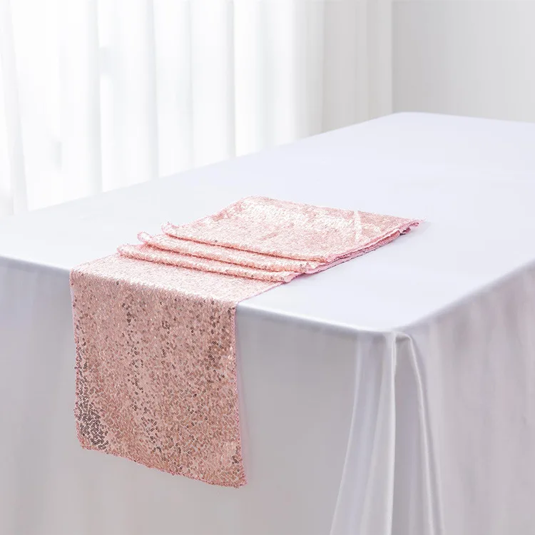 

Hotel Wedding Tablecloth Decoration Ins Edition Sequin Table Flag Household Cabinet Cover Decorative Cloth Dining Table Deco