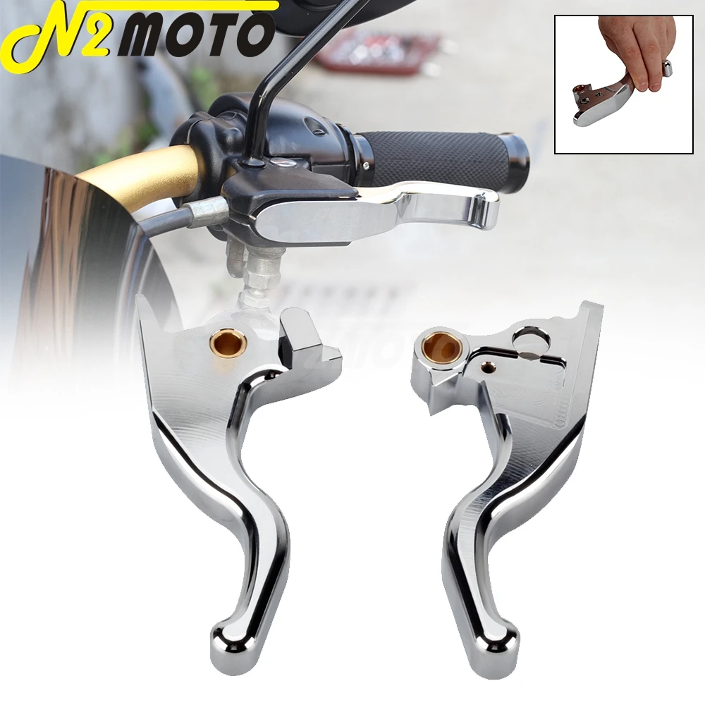 

Brake Clutch Short Hand Lever For Harley Softail Street Bob Heritage Classic Slim Sport Glide Deluxe Breakout Standard 2015-2022