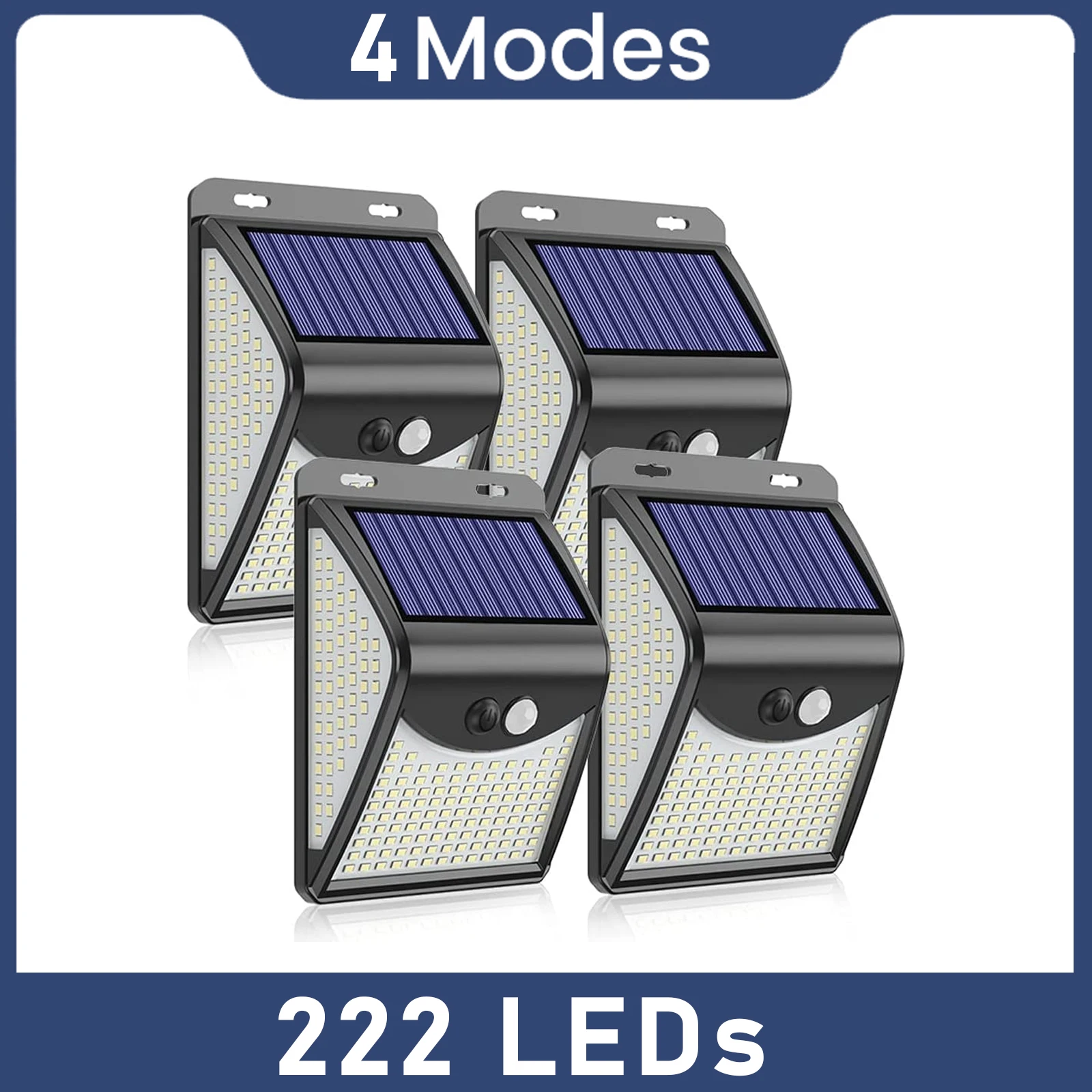 

Уличная светодиодсветильник лампа на солнечной батарее с датчиком движения, 222, светодиодный