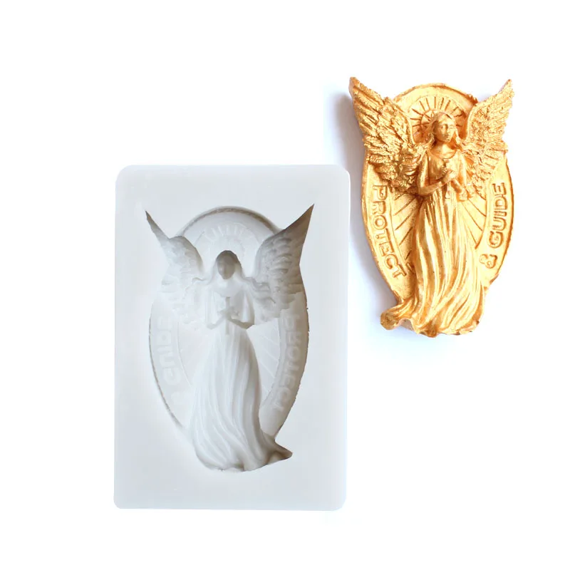 

Angel Goddess Silicone Mold Resin DIY Cake Pastry Candy Fondant Moulds Dessert Chocolate Lace Decoration Kitchen Baking Tools