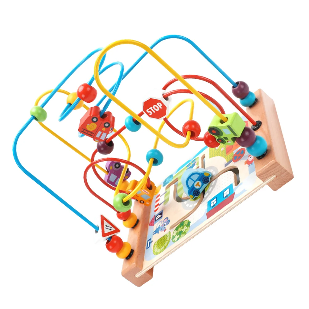 

1Pc Funny Ocean Maze Toy Educational Beaded Toy Children Maze Plaything