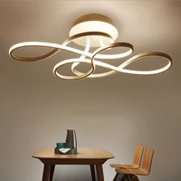 modern led ceiling lamps chandeliers living room bedroom study room home deco lights with remote dimmable lighting fixture