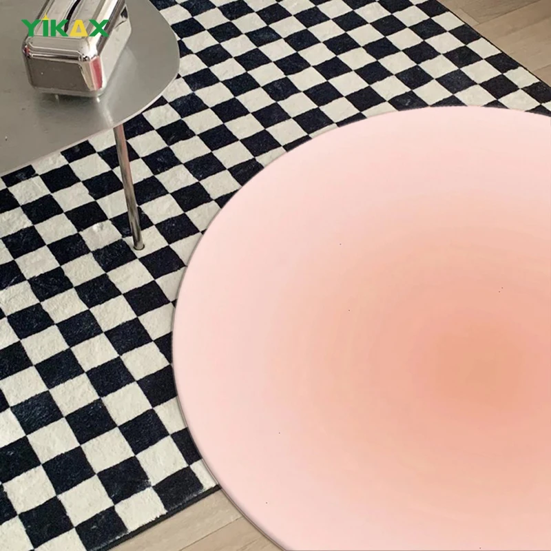 

INS Bath Mat Super Absorbent Non Slip Diatom Mud Bathroom Rug Wash Basin Bathtub Side Floor Rug Home Decor Rainbow Decoration