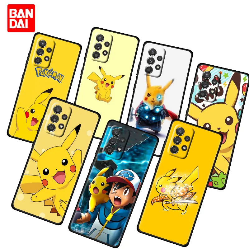 

Anime Pokemons Naruto Case for Samsung Galaxy A03 A13 A31 A51 A50 A30 A71 A32 Note 20 Ultra 5G Funda Cover Matte Armor Silicone