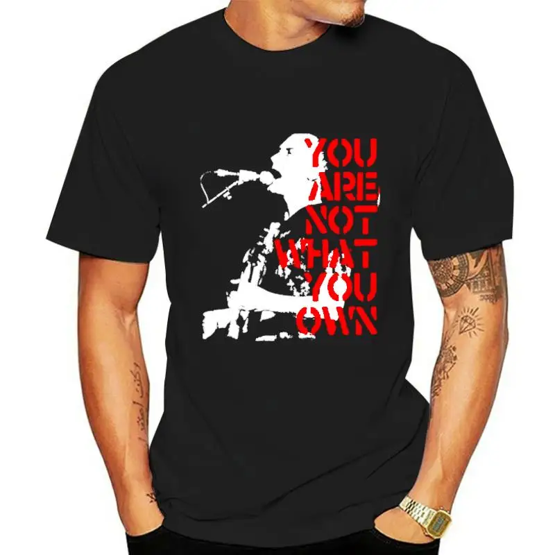 

You Are Not What You Own limited edition classic black tribute t shirt unisex