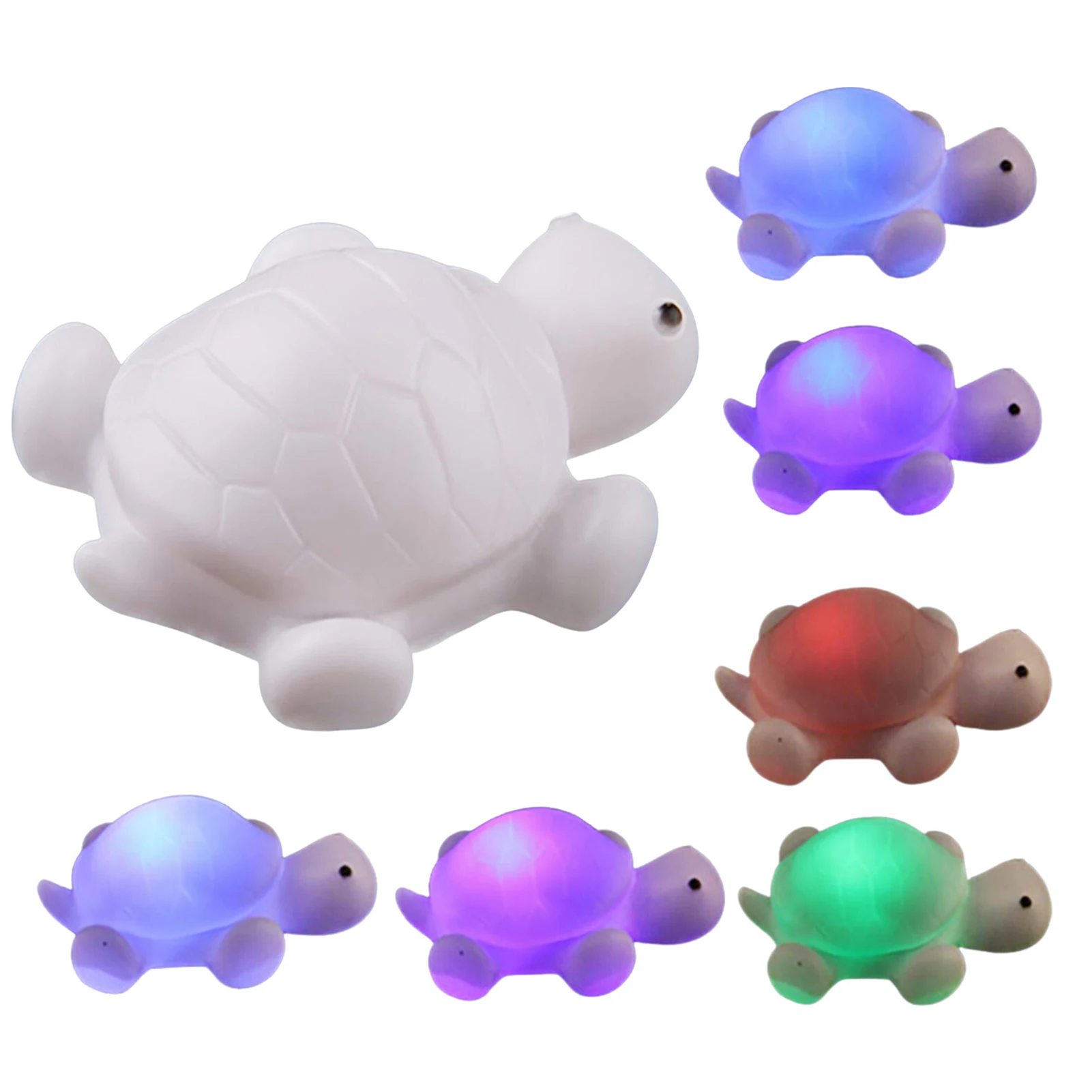 Party Light Props Cute Turtle Light LED Lamp Projector Cute Turtle Touch Light Baby Bedside Lamp 7 Colors Led Lamp Party Light