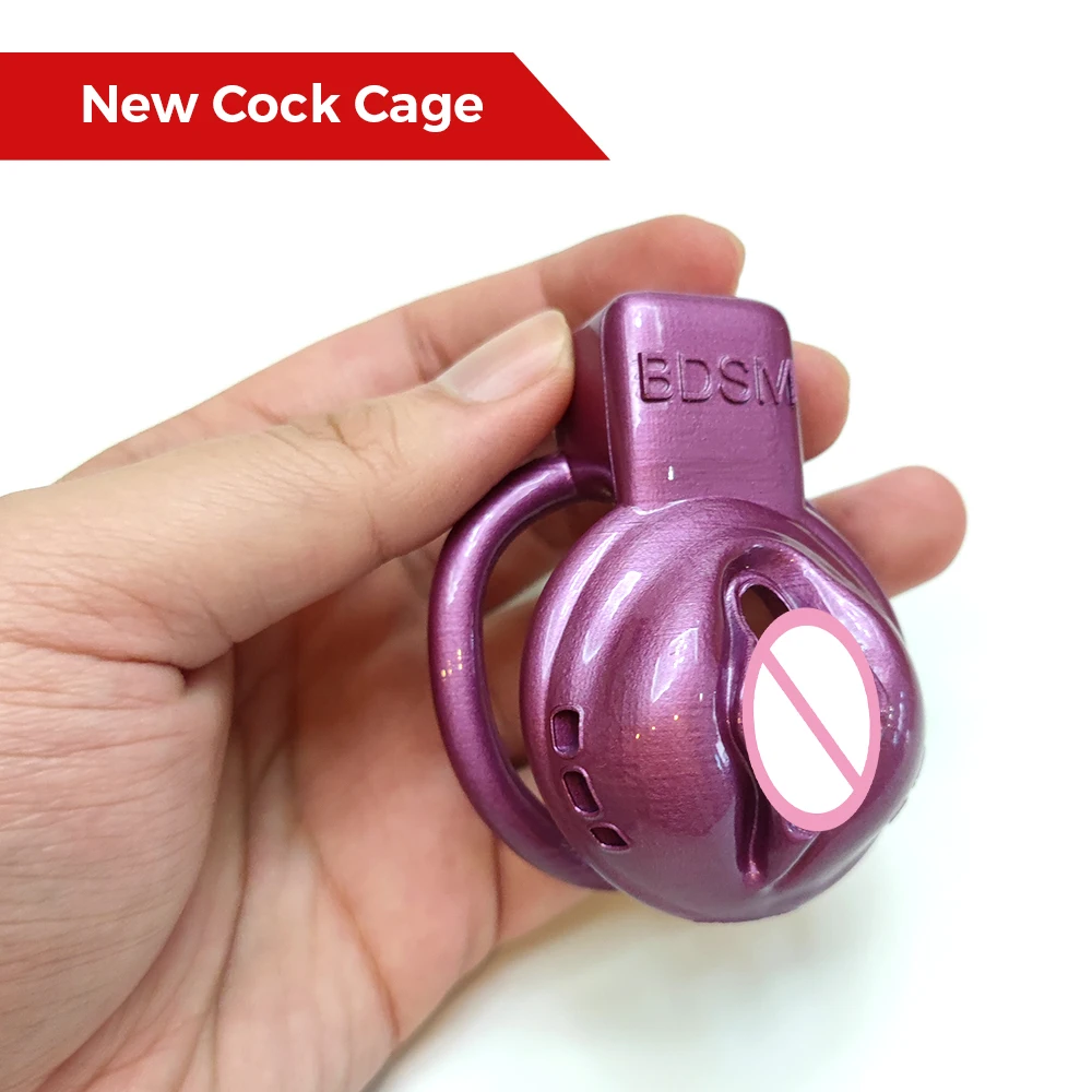 

TS CD Pussy Vaginal Chastity Cage Device Small Male Bondage Cock Cage Slave Penis Ring Sex Shop BDSM Gay Ladyboy Sex Toy for Men