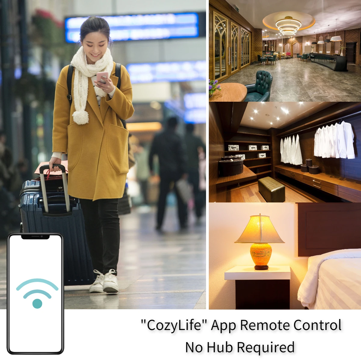 Умный выключатель CozyLife с поддержкой Wi-Fi и голосовым управлением 10 А |