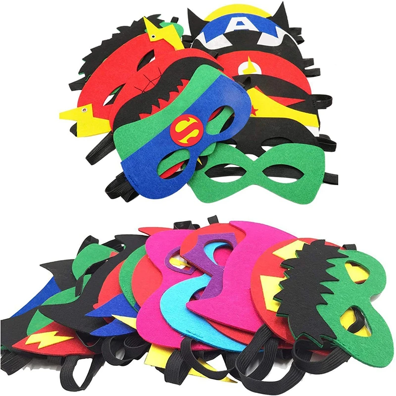 10 шт./лот маски супергероев Диснея на Хэллоуин платье для дня рождения маска