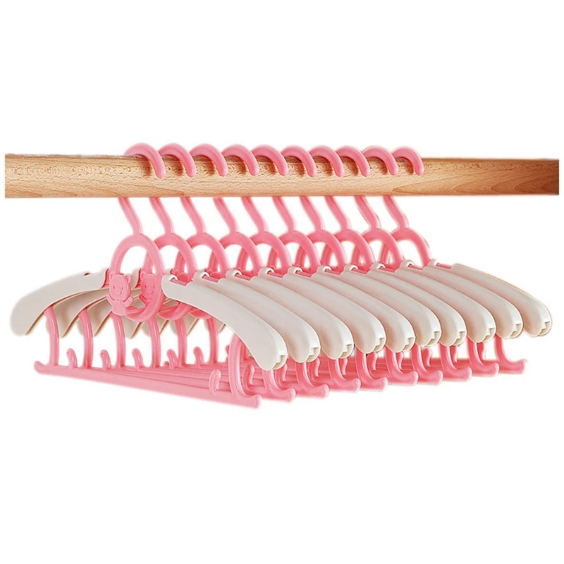 

20 шт., вешалка для детской одежды, пластиковая вешалка