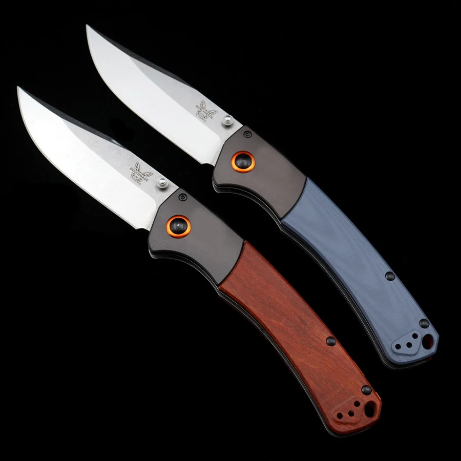 

Высококачественный складной тактический нож Benchmade 15080 с деревянной ручкой, карманные военные ножи для кемпинга, обороны, выживания