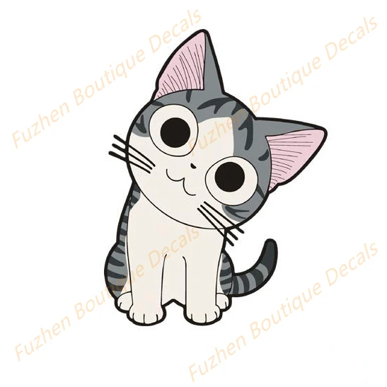 

Fuzhen Boutique Decals Exterior Accessories Car Stickers Cats Chi's Sweet Home Cartoon Lovely Creative Decoration for Windshield