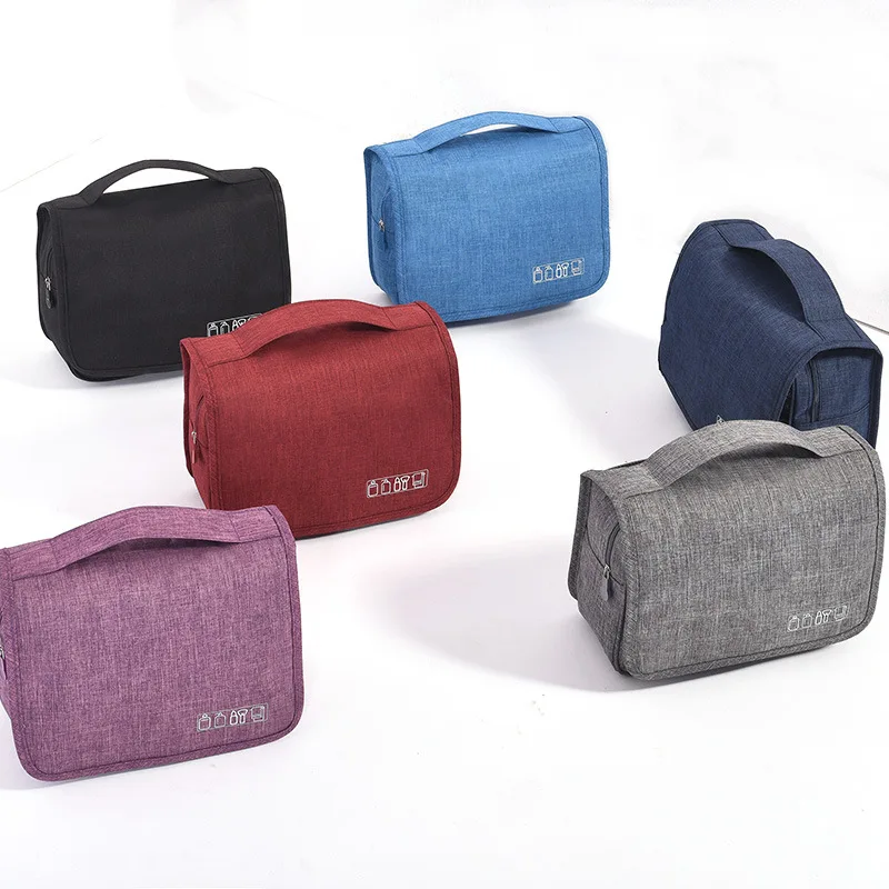 High Quality Travel Makeup Bags Women Waterproof Cosmetic Bag Toiletries Organizer Hanging Dry And Wet Separation Storage Bag