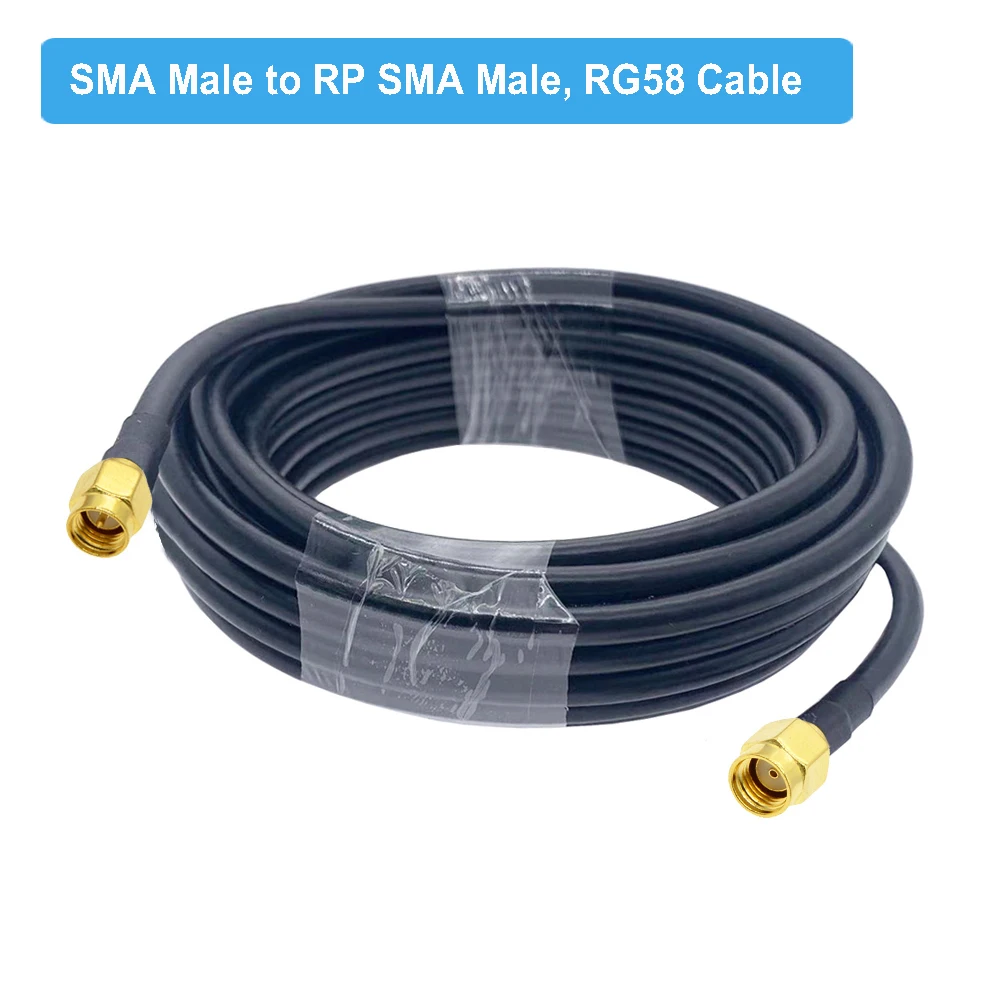 

BEVOTOP BT1008-RG58 SMA-SMA WiFi антенный кабель