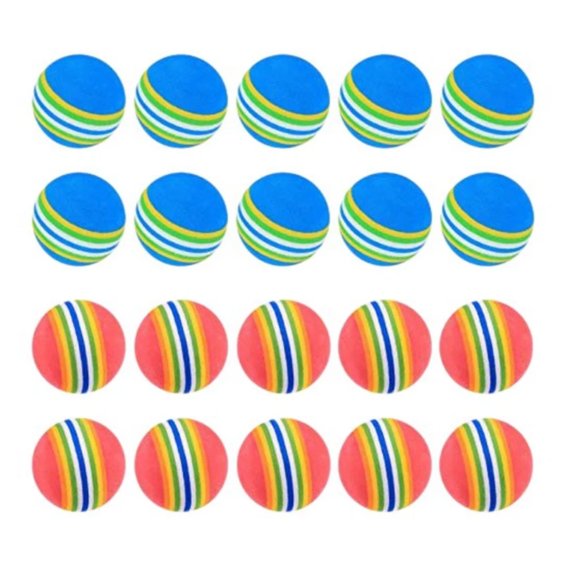 Ssoft Foam Garden Golf Balls Practice Golf Balls Sponge Rainbow Golf Balls For Indoor Outdoor