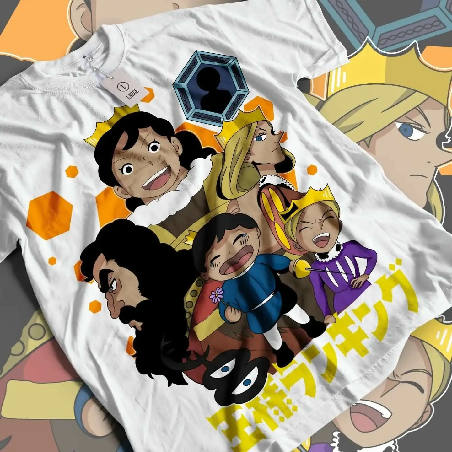 Новая футболка унисекс Bojji рейтинг королей Забавный Ousama