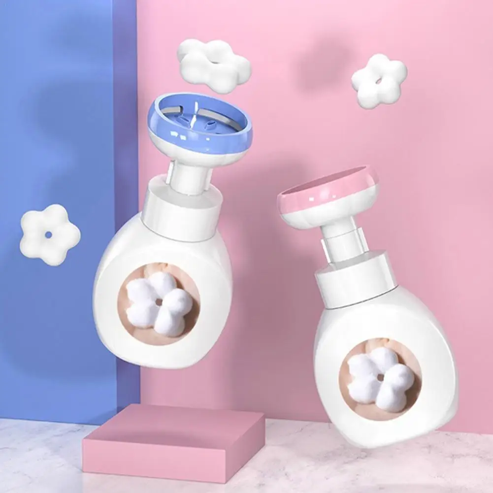 

Дозатор для пены, 350 мл, бутылка для пены с цветами, Пустые контейнеры для жидкого мыла для рук, пластиковая бутылка с прессом для ванной комн...