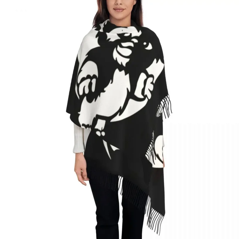 

Stylish Monster Gizmo Gremlins Tassel Scarf Women Winter Warm Shawl Wrap Lady Mogwai Movie Scarves