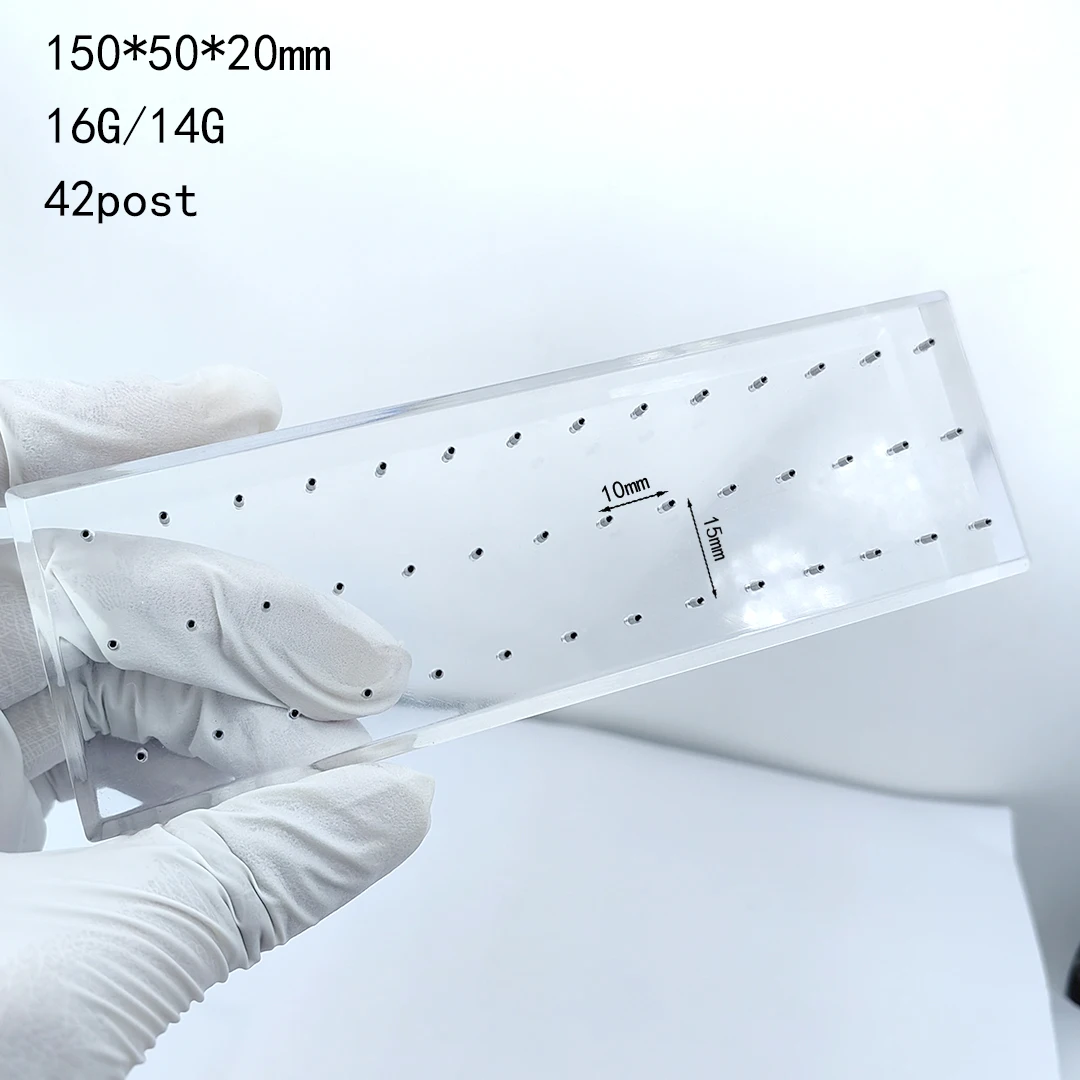 

Прямоугольная акриловая витрина для сережек