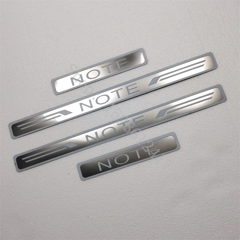

Sticker Styling For Nissan Note 2020 2021 2022-2024 Car Accessories Stainless Door Sill Scuff Plate/Door Sill Door Sill Scuff