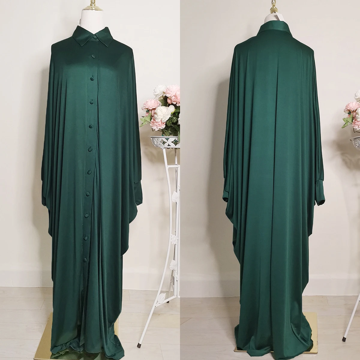 Кафтан Дубай женская абайя модное хиджаб платье мусульманская одежда рукав