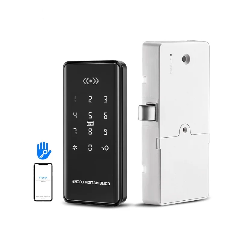 

High Quality Electric Online Management TTlock App Rfid Smart Cabinet Electronic lock Security Protection