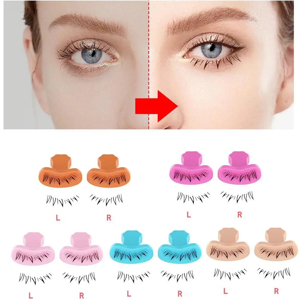 

New Eyelash Stamps Tool Eye Makeup Tool Diy Lower Lashes Extensions Natural Look For Make Up Beginner False Eyelash