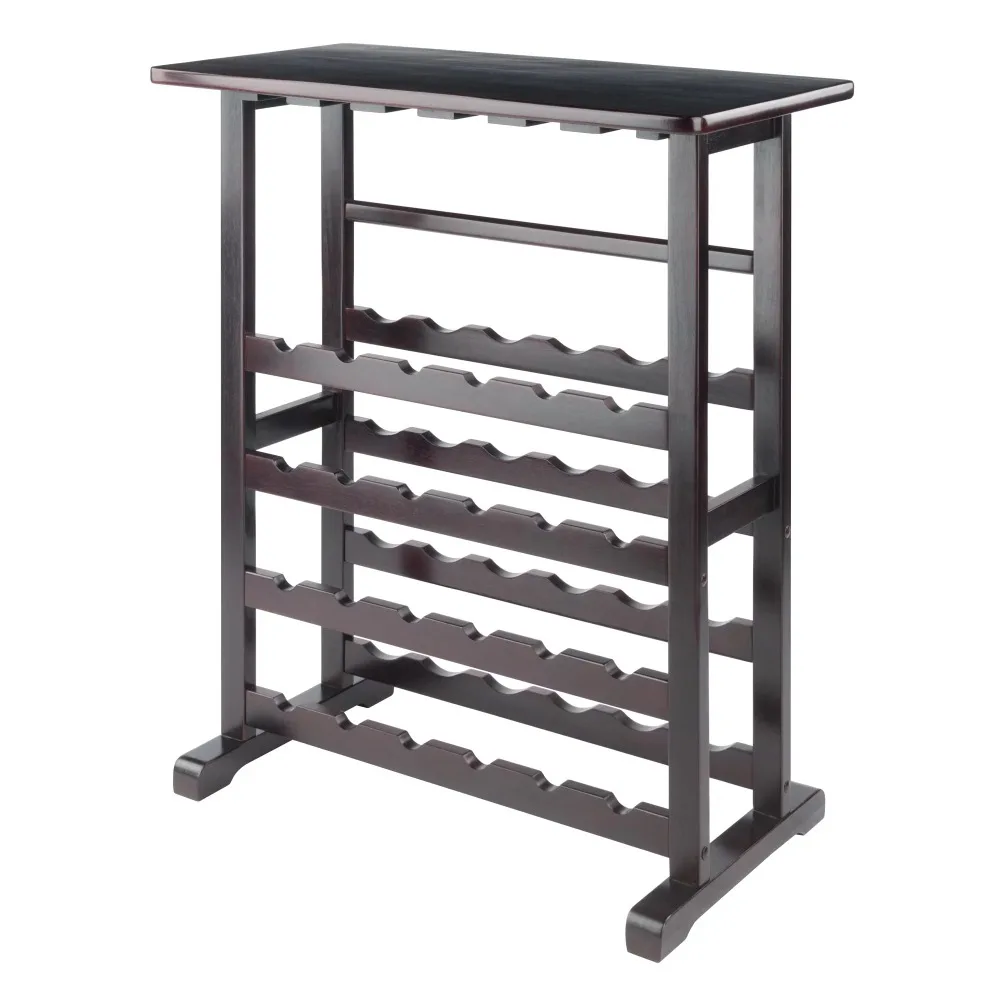 

24 Bottle Wine Rack Espresso Espresso Makeup Feel